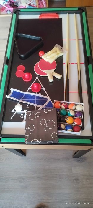 Mesa multijogos 5 em 1