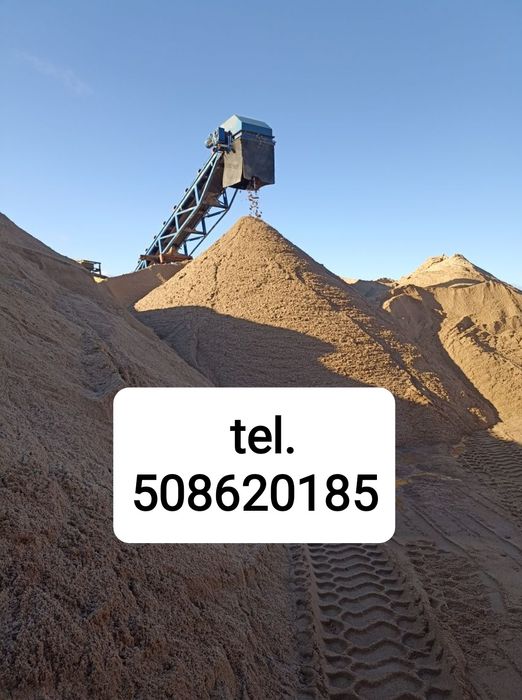 Kopalnia Piachu Transport Piasek Siany Piaskownica Pospółka Płukany
