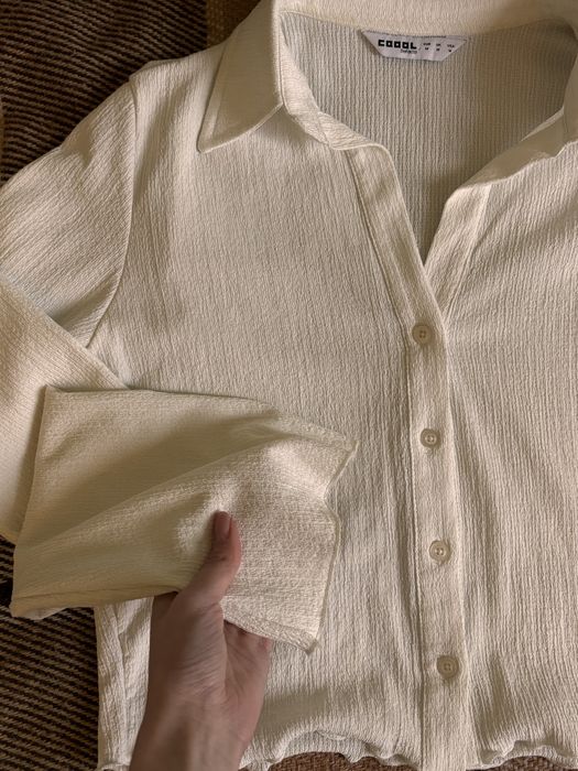 Укорочена біла сорочка