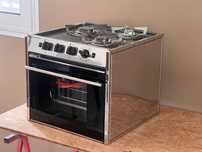 NOVO - Campismo, autocaravana, fogão a gás com forno da Dometic