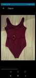 Body tally weil s/m uciagliwy materiał bordowe