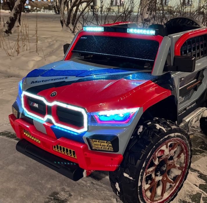 Джип BMW Sport дитячий електромобіль детский 4 Мотора до 90 кг 2-х мес