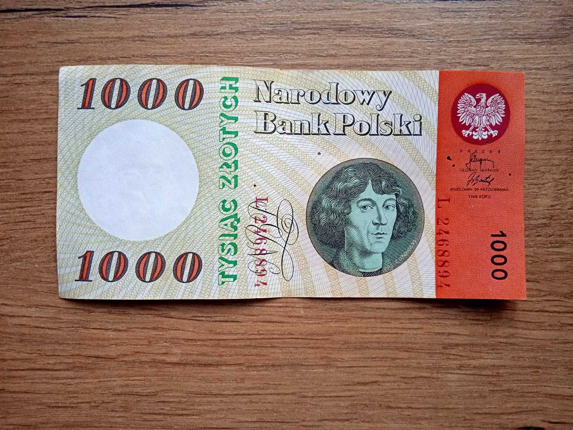 1000 zł 1965  seria L