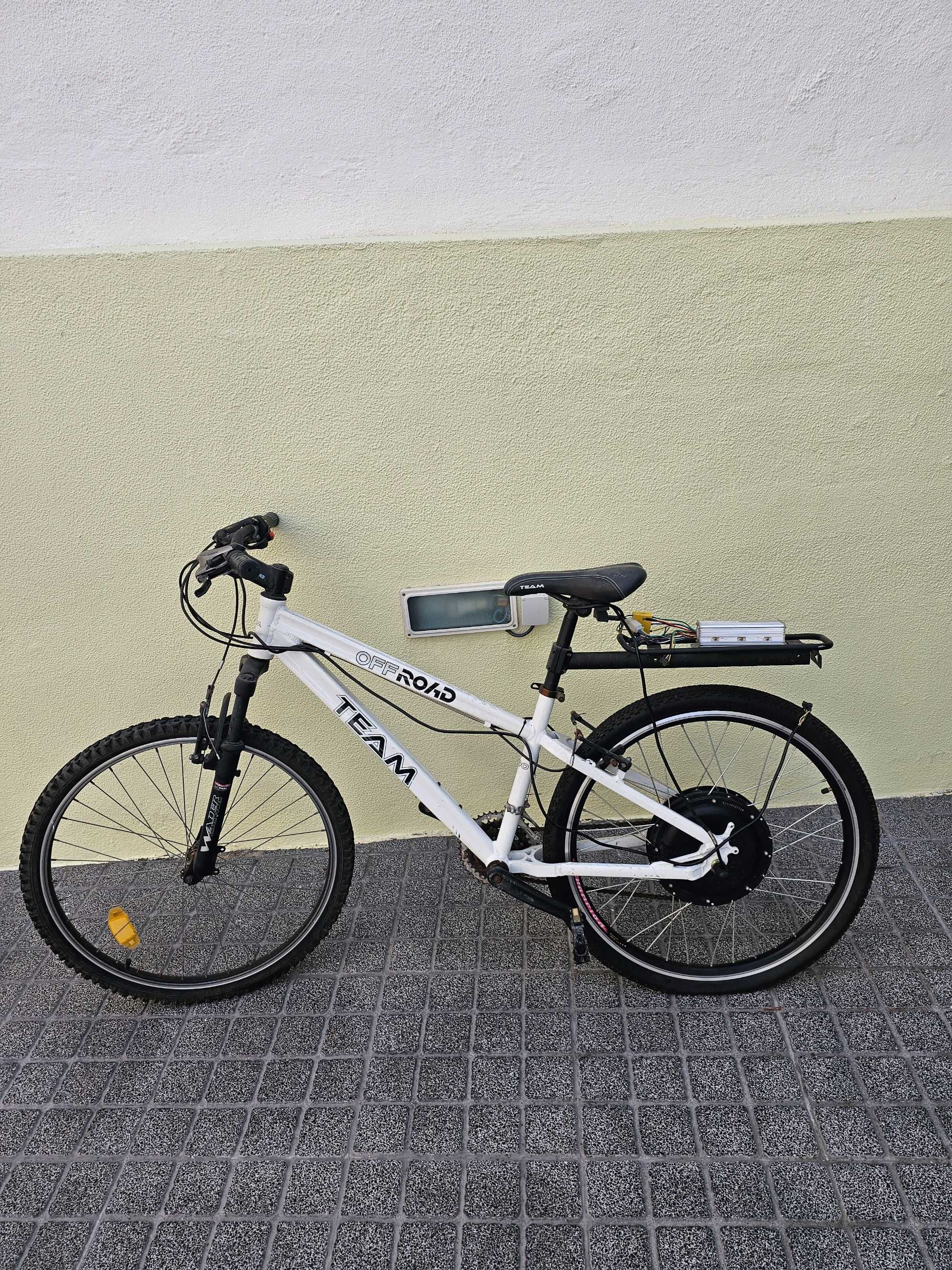 Roda com Motor Eletrico 1000w Bicicleta