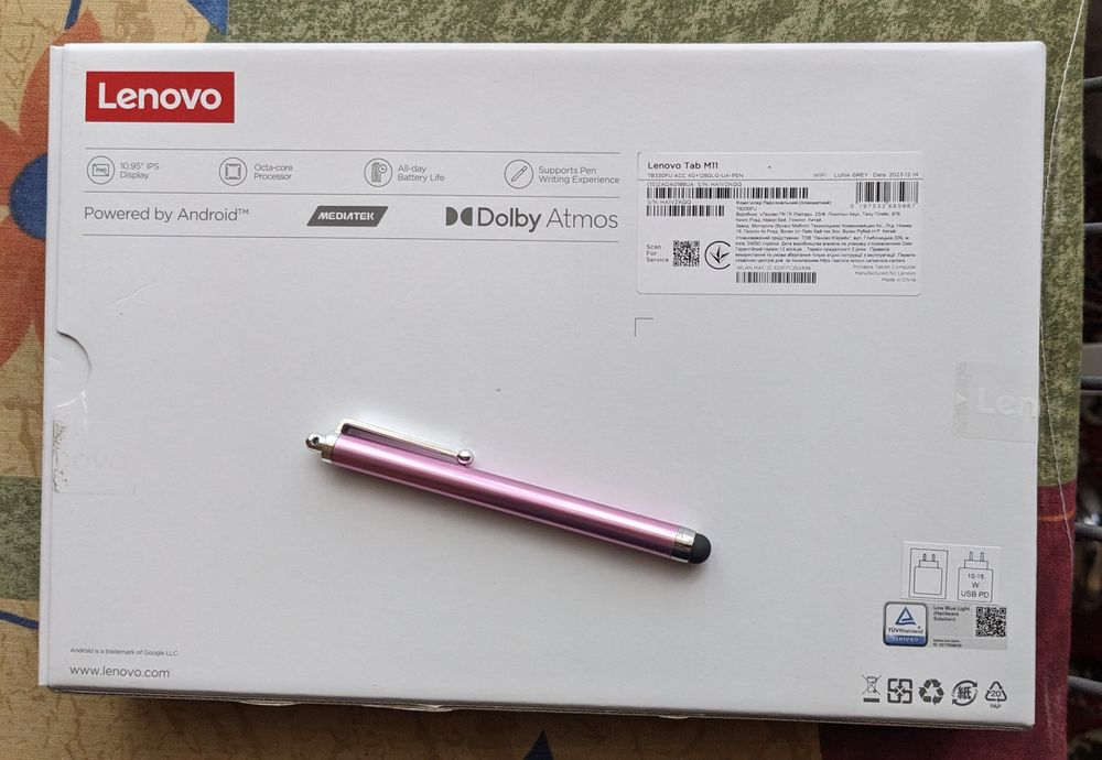 Планшет Lenovo tab m11 4/128gb