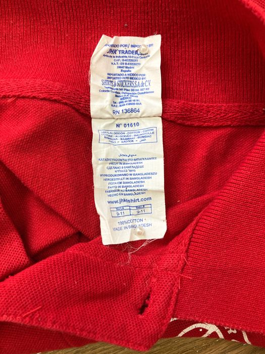 JHK, Koszulka Polo M, czerwona, krótki rękaw - chór Słowiki, 9-11