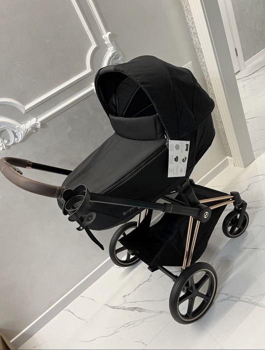 Коляска 2в1 Cybex Priam 4.0 Onix  Rose Gold 2024 рік