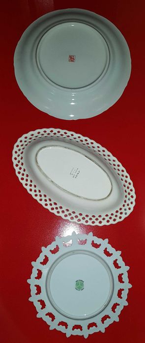 3 Pratos Louça Valiosos