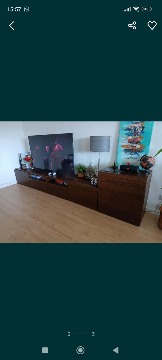 Móvel tv + 3 moveis complementares