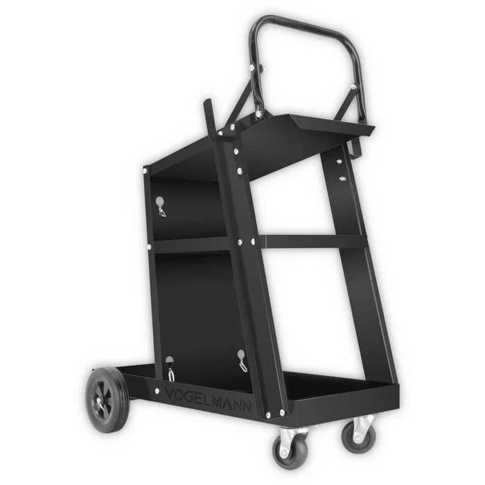 Wózek spawalniczy MIG – 3 półki – solidny, stabilny, marka Vogelmann