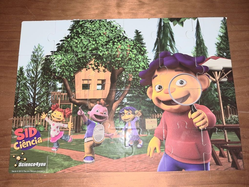 Puzzle educativo e atividades