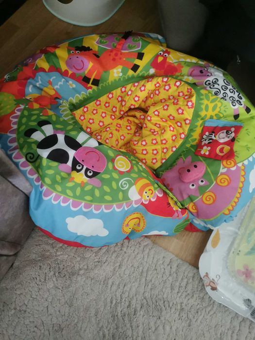 Kółko gniazdo GALT do nauki siedzenia i basenik z rybkami dmuchany