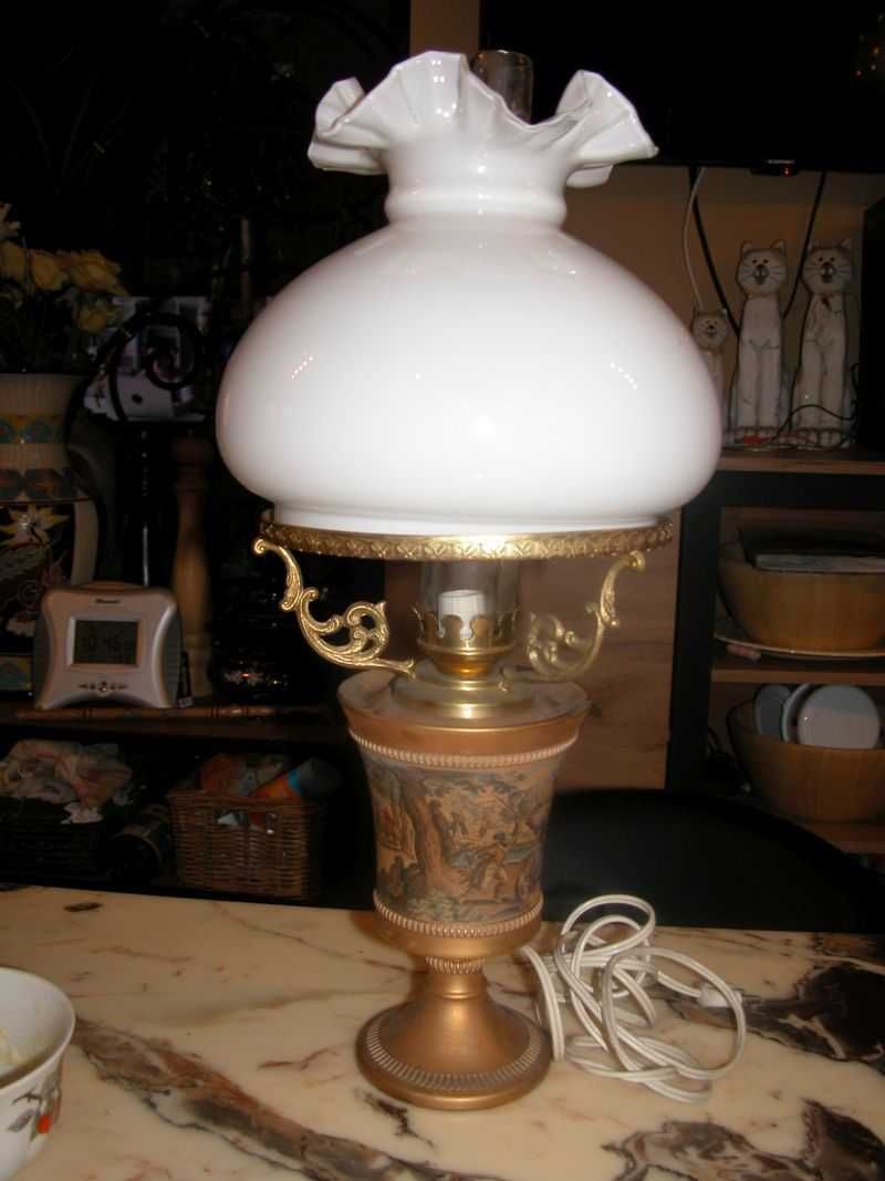 kolekcjonerska - lampa/lampka ala nafta scenka