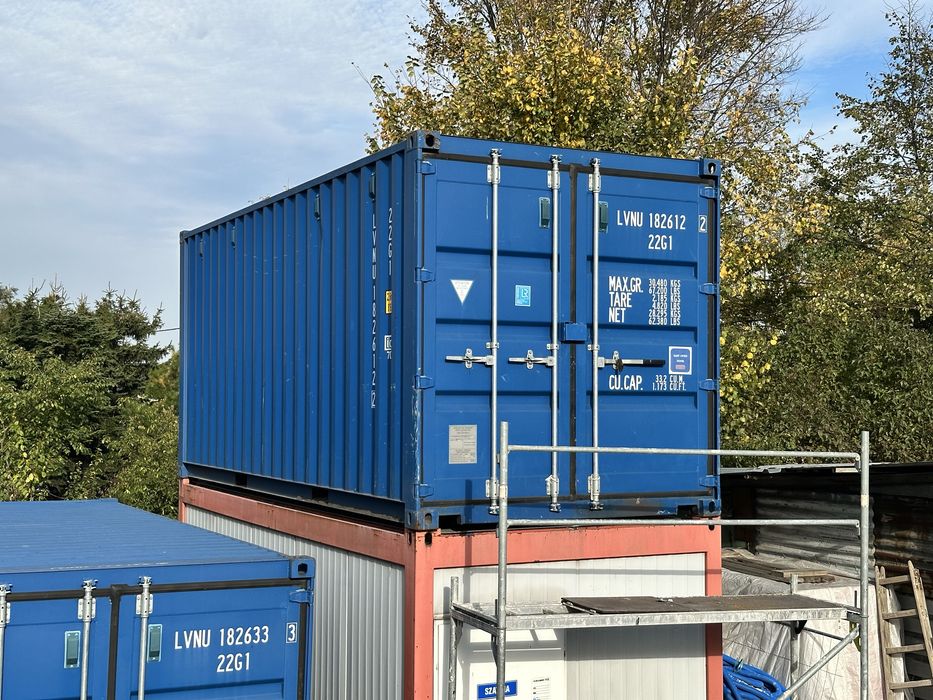 Kontener morski 20- 3 sztuki jak nowe, super stan