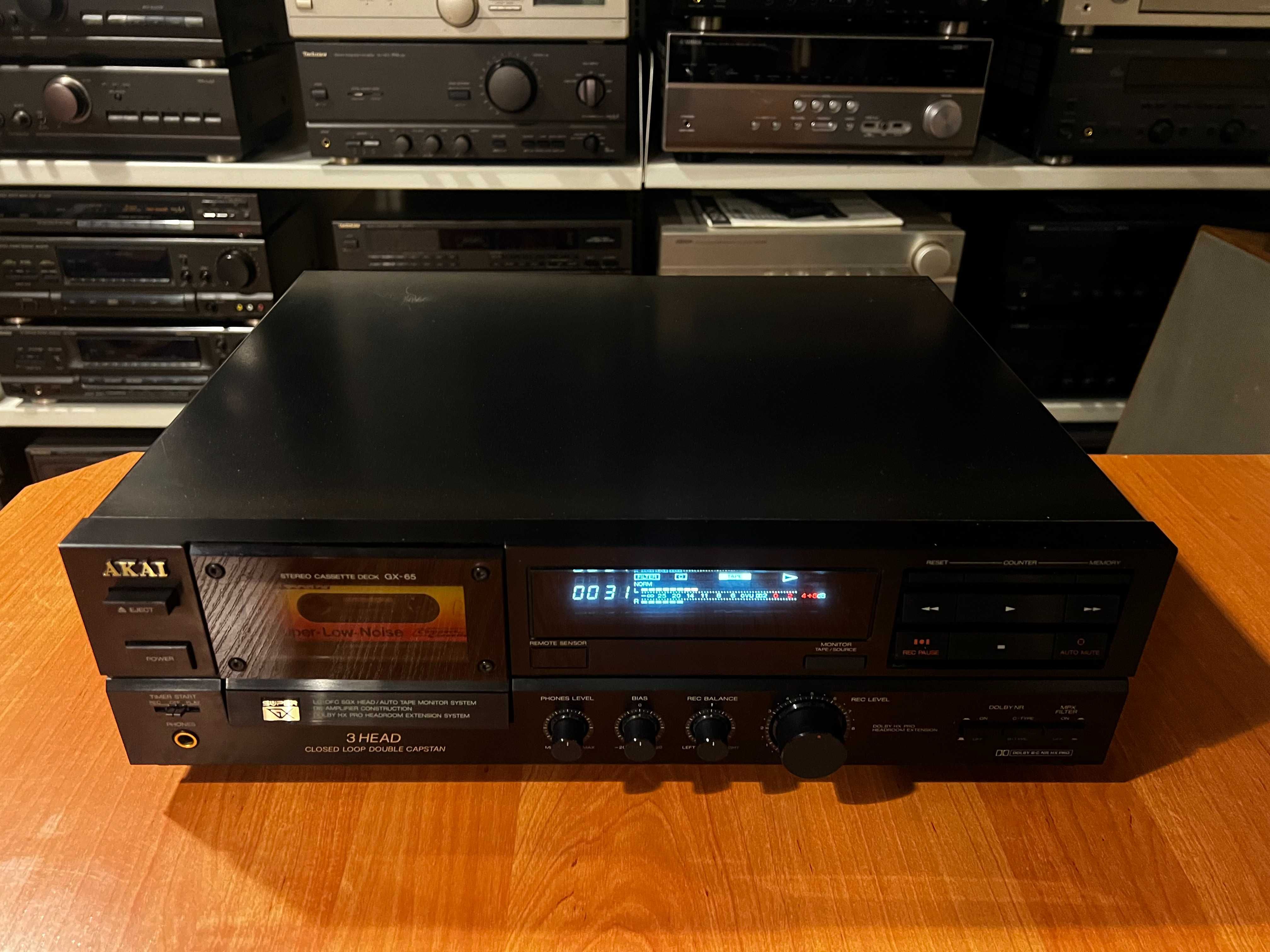 Magnetofon Kasetowy Akai GX-65 3Head HX Pro Audio Room