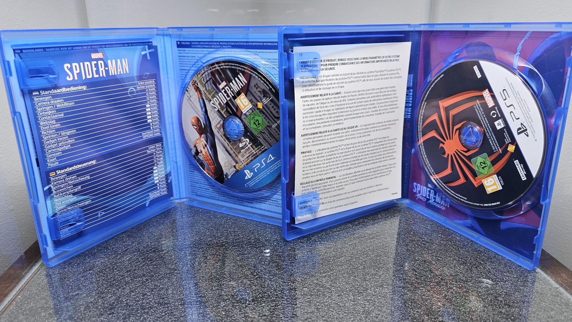2X Spiderman Spider-Man Spider Man Miles Morales PS5 PlayStation 5