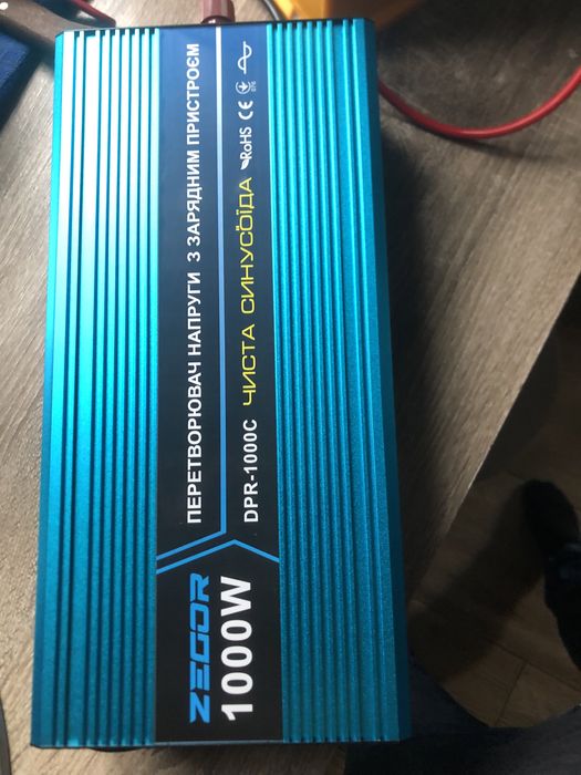 Перетворювач 12/220 ДБЖ Своя електроенергія 220 чистий синус 1000 ват