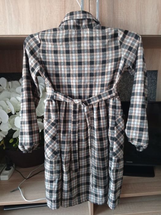 Сукня в клітинку на дівчинку 9-11 років, розмір 146, ціна 450грн