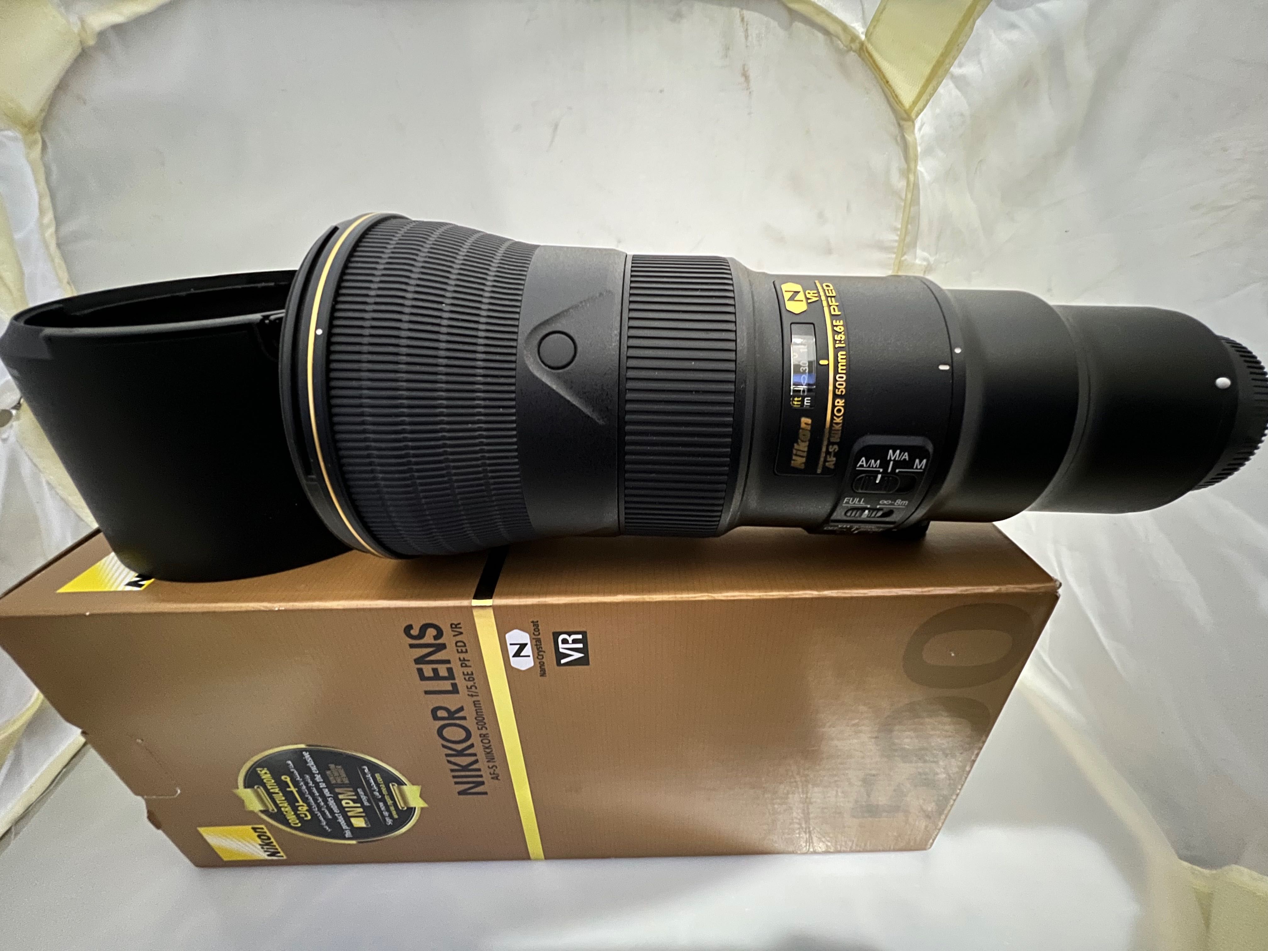 Vender Nikon lens AFS 500mm f/5.6 E PF ED VR