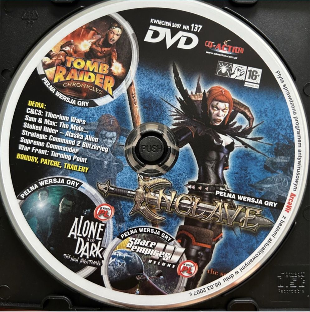 Gry PC CD-Action DVD 137: Alone In The Dark 4, Tomb Raider: Chronicles