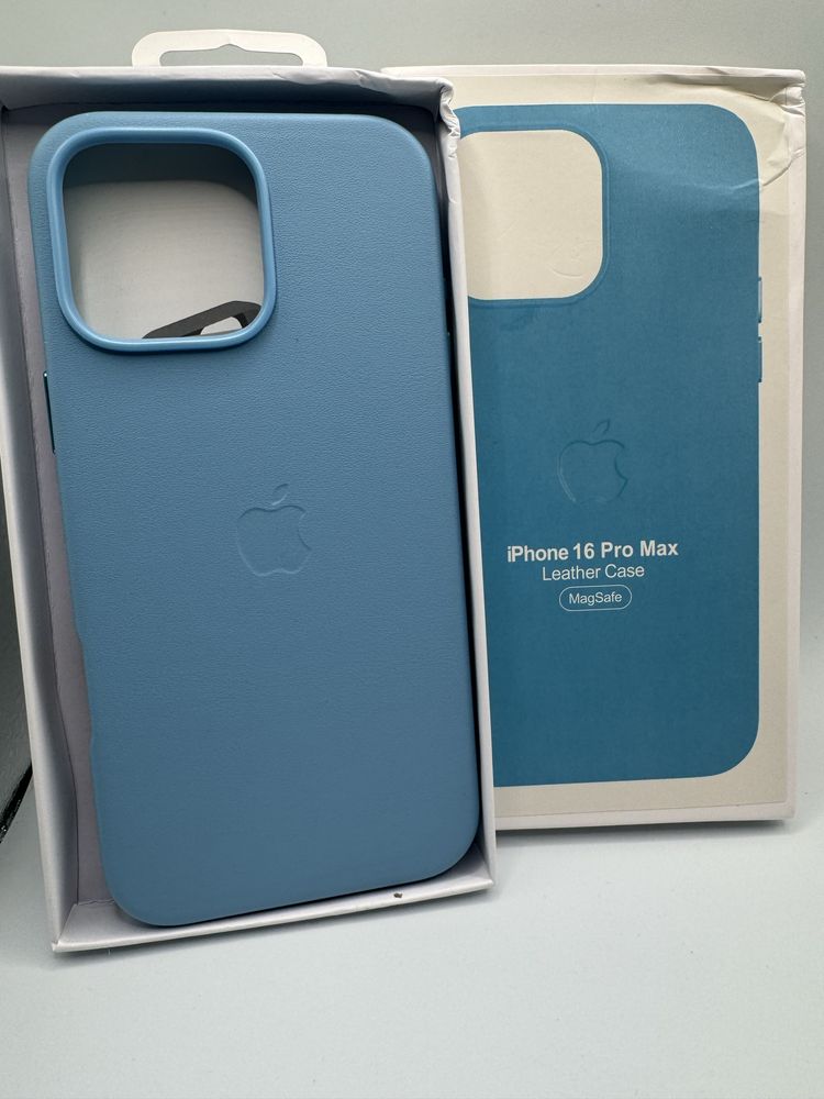 Чохол накладка leather case MagSafe iPhone 16 Pro Max та інші моделі