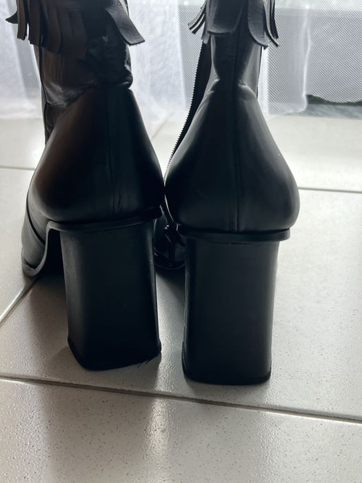 Botas senhora pele 39