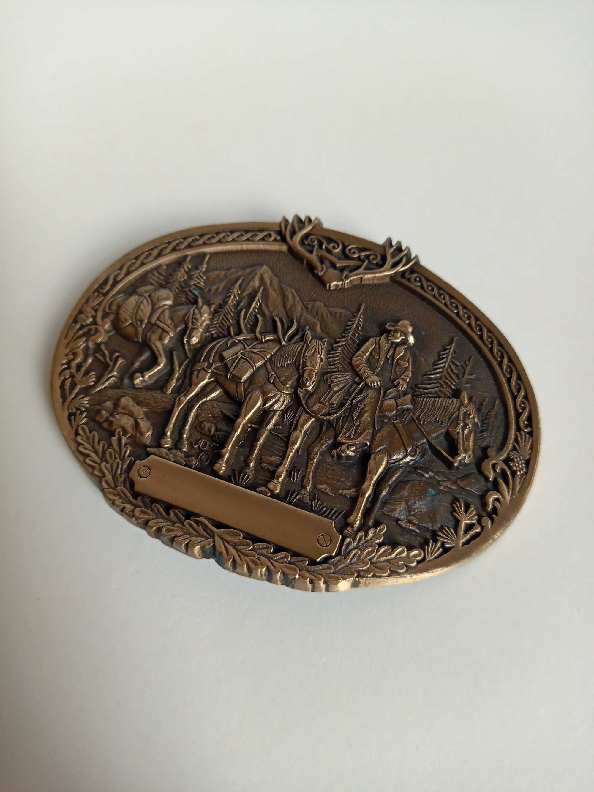 Klamra myśliwska do pasa Solid Brass