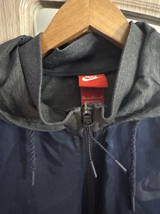 Nike куртка вітровка дощовик оригінал синя сіра xl