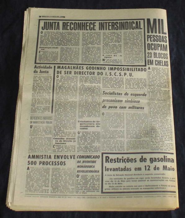 Jornal A Capital Ano VII 1974 9 de maio
