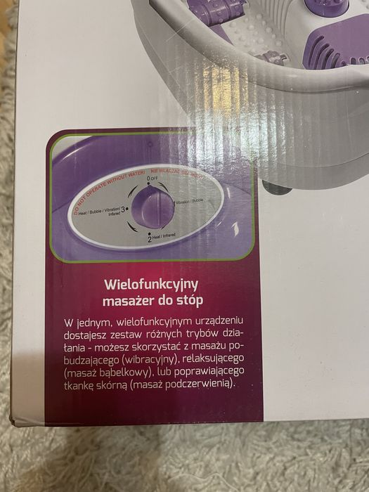 Nowy masażer do stóp MFS-002 LANO FE 1 nie był używany max 350 W