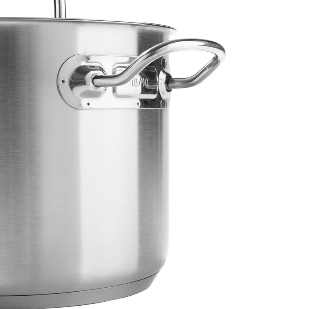 Garnek średni Kitchen Line z pokrywką 15 l śr. 320 x 190 h