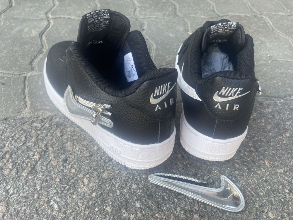 Nike Air Force Zio Swoosh. Найк Эйр Форс зип молния змеейка