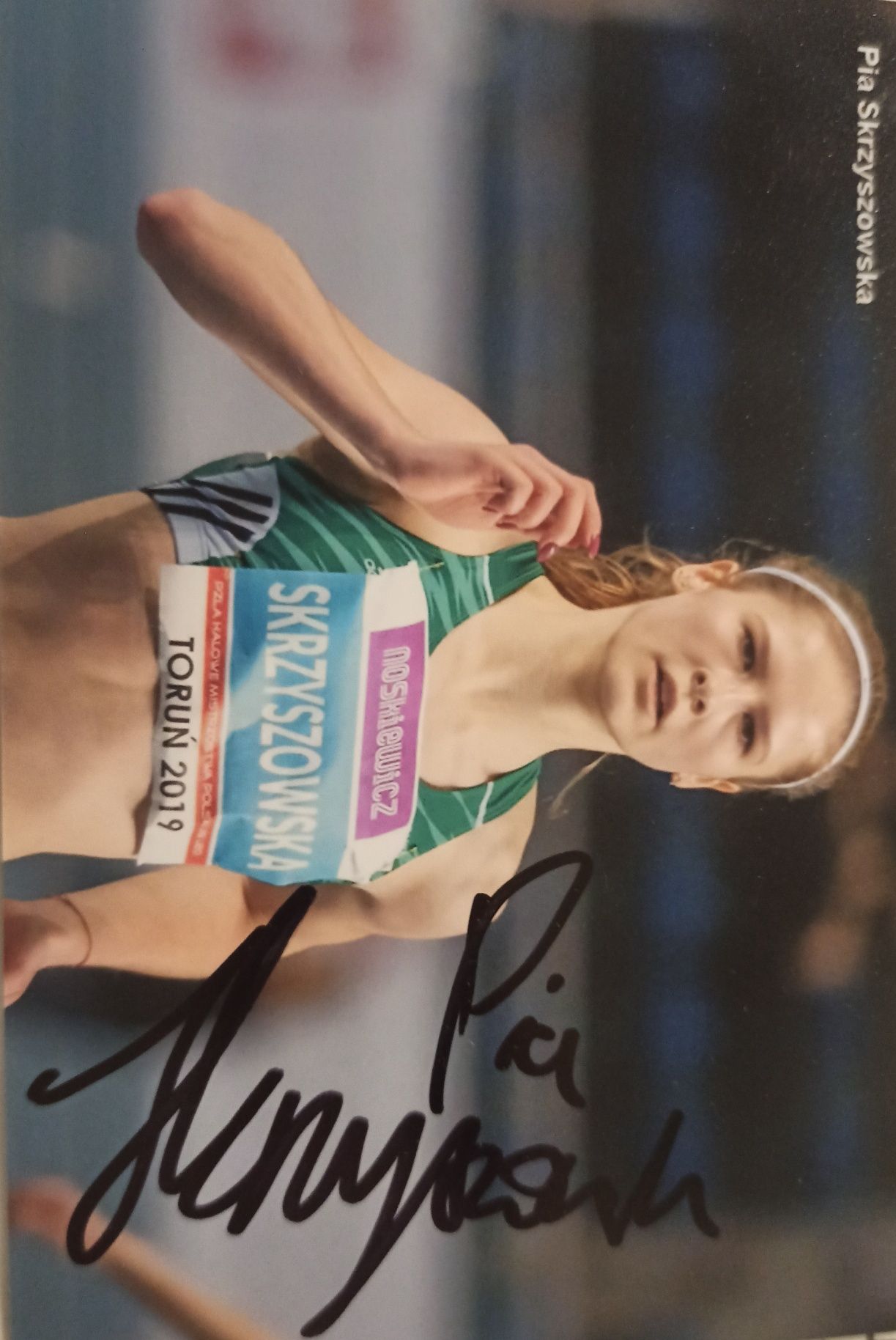 Autograf Pia Skrzyszowska lekkoatletka 100m przez płotki