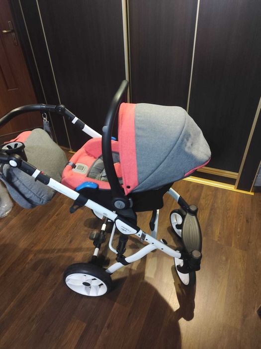 Wozek 3 w 1 dla dziewczynki