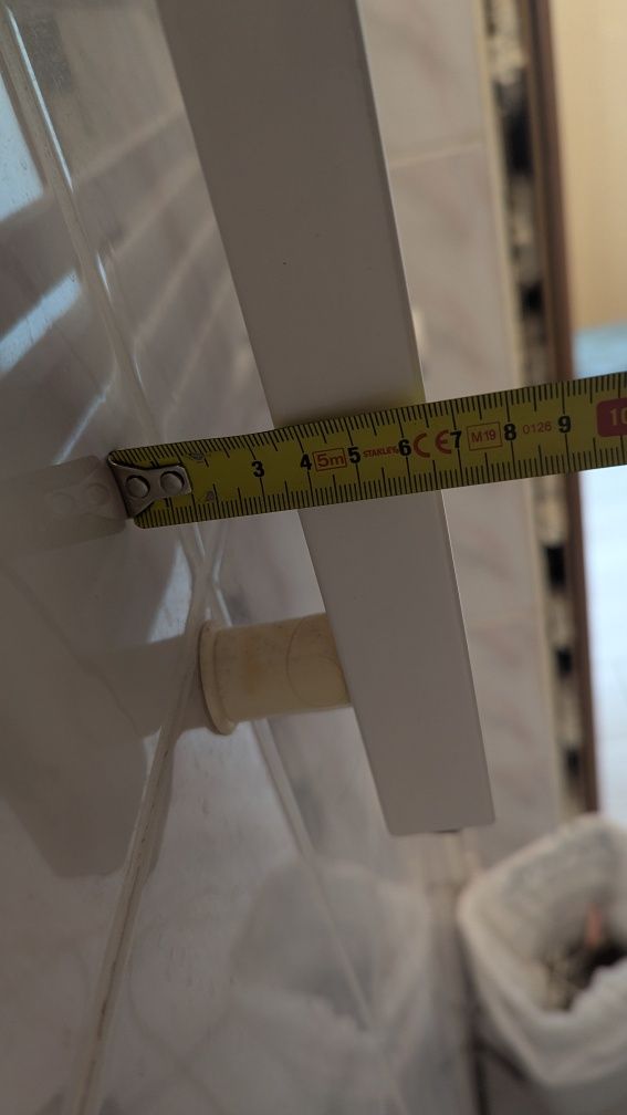 Grzejnik łazienkowy elektryczny C.O.  biały Terma grzałka do grzejnika