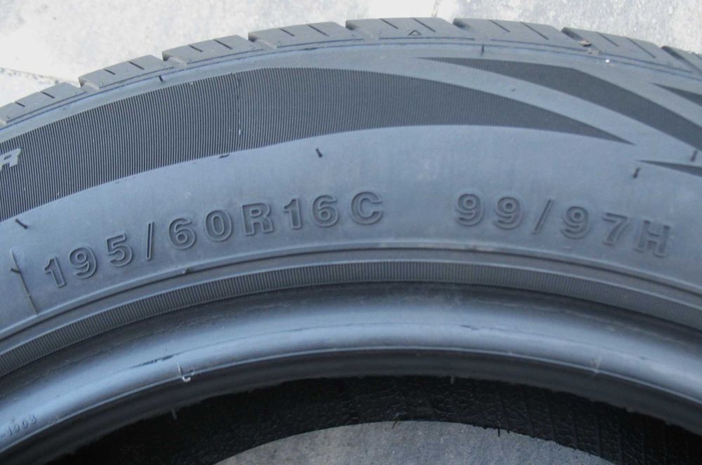 Opony całoroczne 195/60r16C wzmacniane 2019r 7mm cena za 2szt