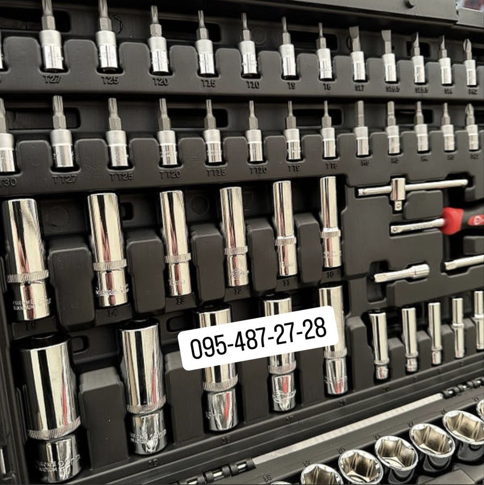 Набір інструментів INTERTOOL ET-7151 – 151 од., для професіоналів