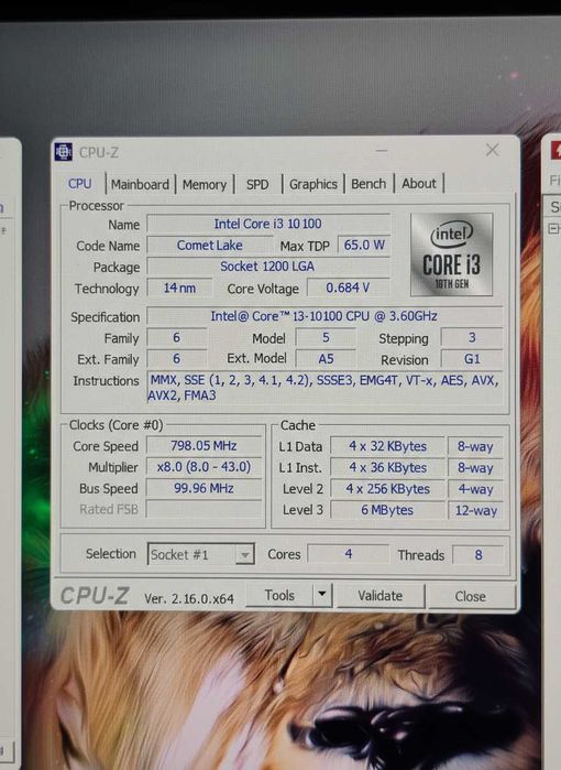 PC i3 10100, 16GB DDR4 2666MHz, 1TB SSD