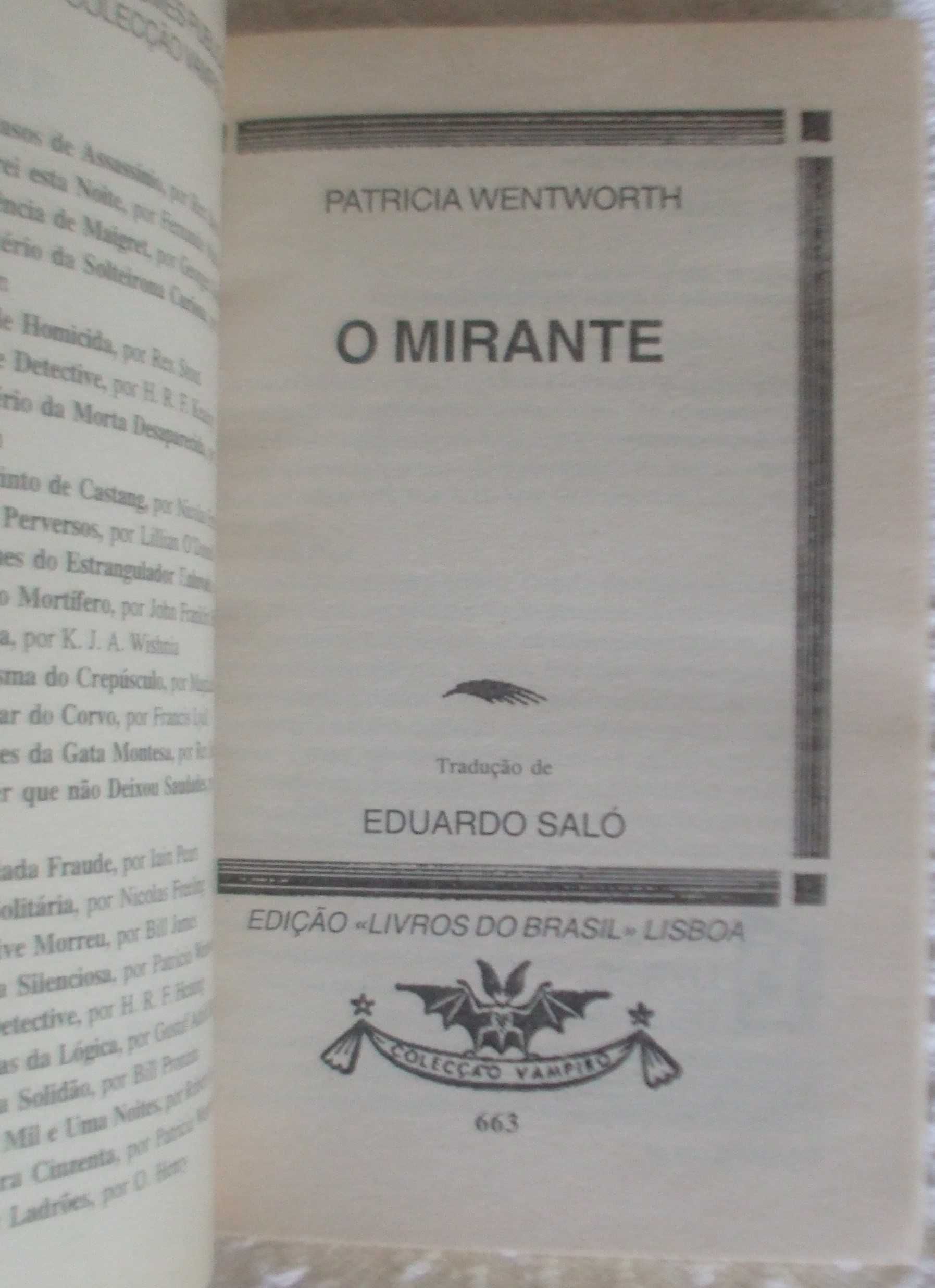 O mirante, Patricia Wentworth