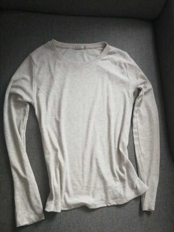 Bluzeczka, cienki sweterek - beżowy