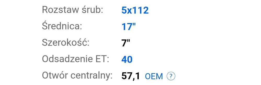 Koła 17" 5x112 + opony zimowe Barum Polaris 5