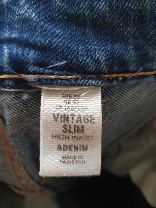 Jeansy H&M z wysokim stanem