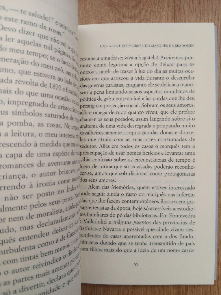 Teresa Veiga, Uma Aventura Secreta do Marquês de Bradomín