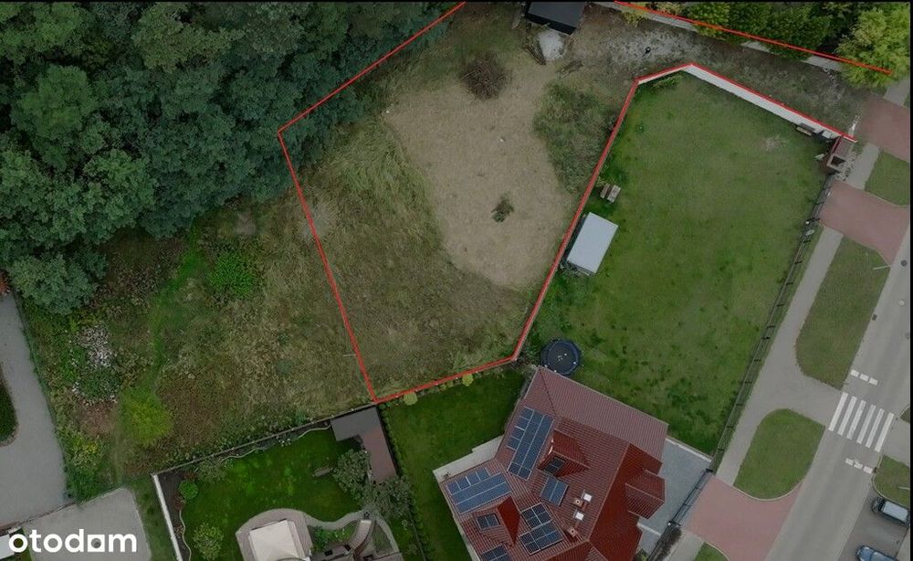 Działka budowlana pod lasem