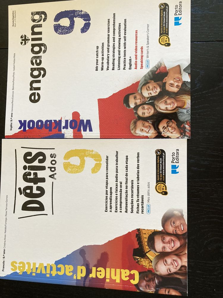 Cadernos de atividades 9.º ano