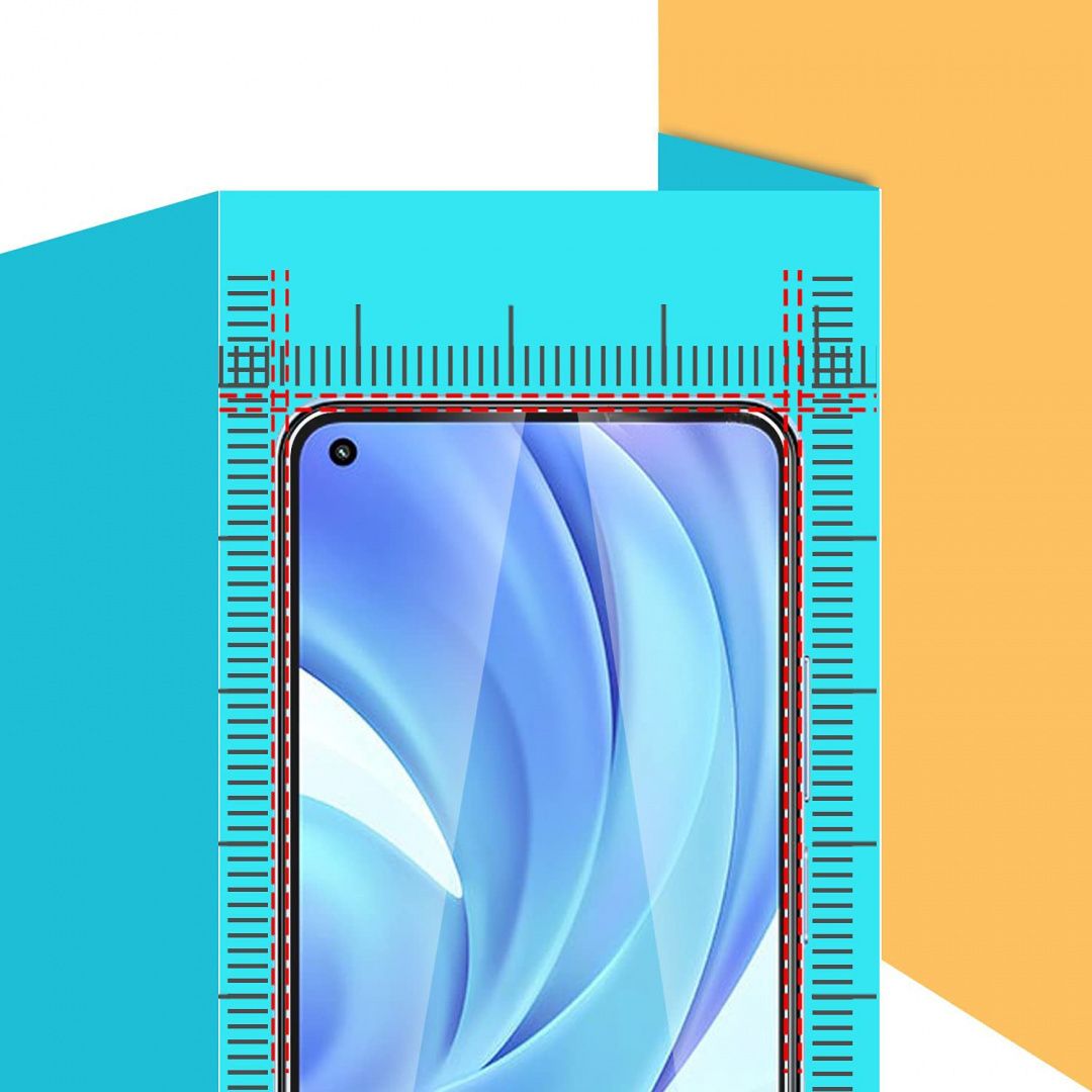 Szkło Hartowane Płaskie Do Xiaomi Mi 11 Lite 5G / 4G