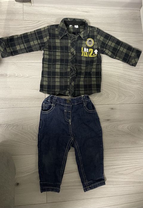 Джинси , сорочка 6-12 місяців