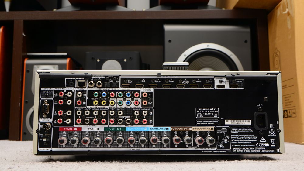 amplituner wzmacniacz do kina domowego stereo Marantz SR5009 pilot