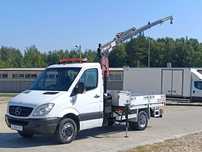 Mercedes-Benz Sprinter 516 W906, *3.5t dmc*, Hds Hiab 026T  Bliźniak, Skrzynia 2.35m/2.06m , Bardzo Dobry Stan!