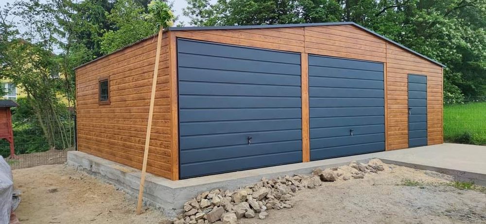 Nowoczesny Garaż 9x6 garaż blaszany